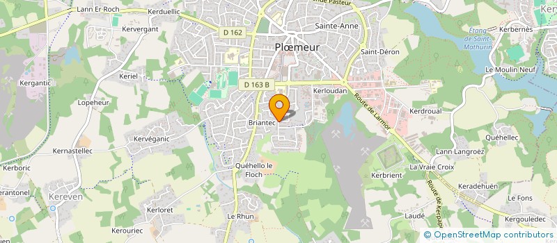 localisation de l'entreprise FINEOL à PLOEMEUR