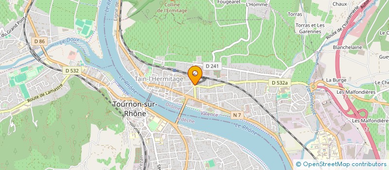 localisation de l'entreprise FINERGY  TAIN-L'HERMITAGE