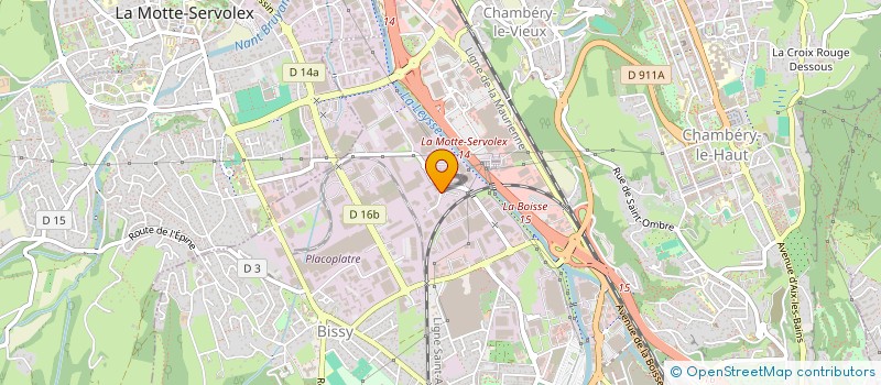 localisation de l'entreprise FINERGY à CHAMBERY