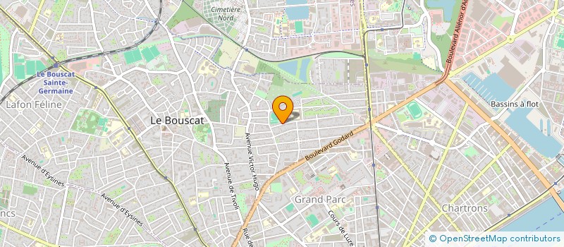 localisation de l'entreprise FINERGYM EPMM SPORTS POUR TOUS à LE BOUSCAT