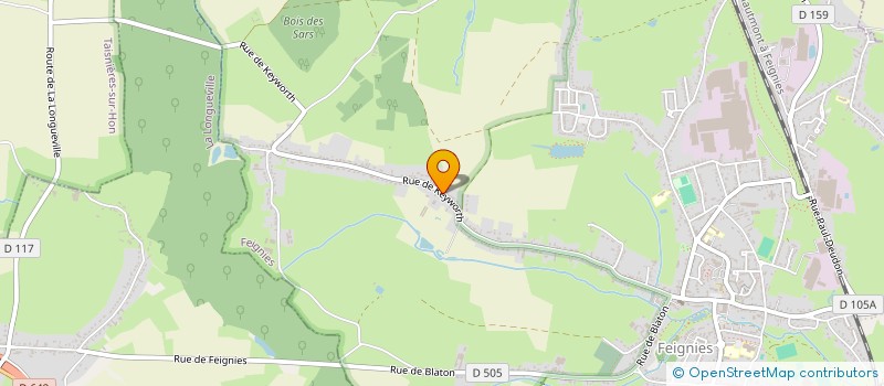 localisation de l'entreprise FINESIENNE D'ELABORATION INDUSTRIELLE  FEIGNIES