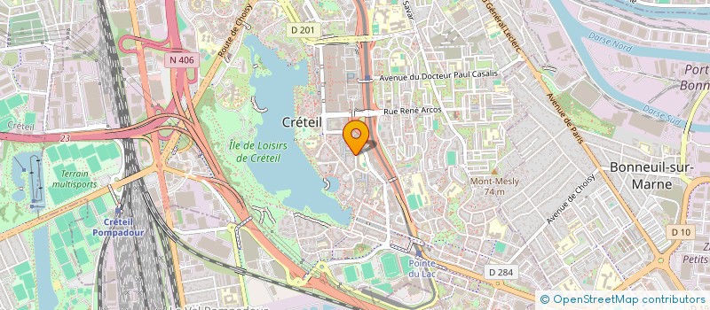 localisation de l'entreprise FINESS PROTECTION SECURITE PRIVEE à CRETEIL