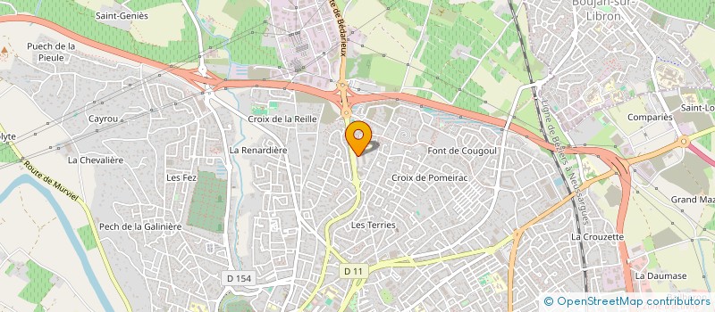localisation de l'entreprise FINESSE à AGDE