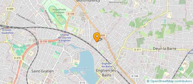 localisation de l'entreprise FINEST MUSICAL INSTRUMENTS  ENGHIEN-LES-BAINS