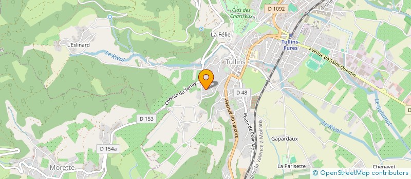 localisation de l'entreprise FINET FAMILY  TULLINS