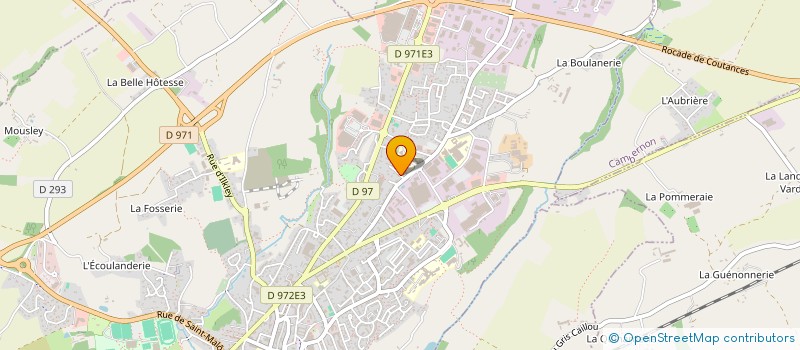 localisation de l'entreprise FINETABLE SOPEAL à COUTANCES