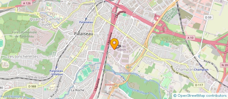 localisation de l'entreprise FINETIMO à PALAISEAU