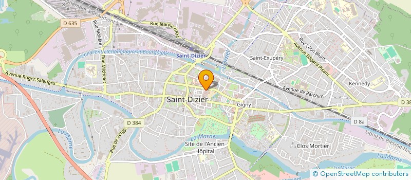 localisation de l'entreprise FINETO à SAINT-DIZIER