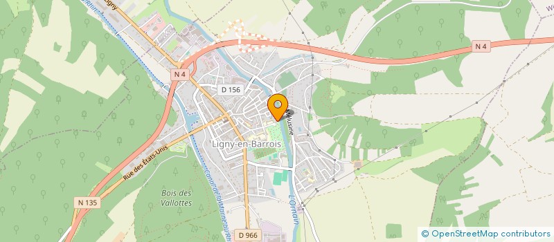 localisation de l'entreprise FINETTE à LIGNY-EN-BARROIS