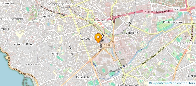 localisation de l'entreprise FINEURO à MARSEILLE