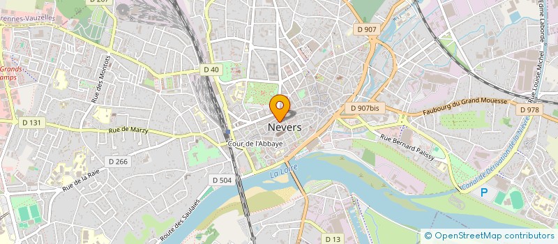 localisation de l'entreprise FINEX à NEVERS