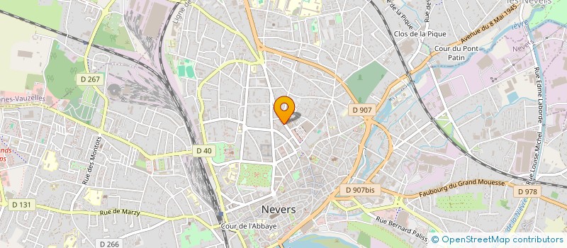 localisation de l'entreprise FINEX - ECO BATIMENT à NEVERS