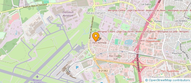 localisation de l'entreprise FINEXA CONSEIL  MERIGNAC