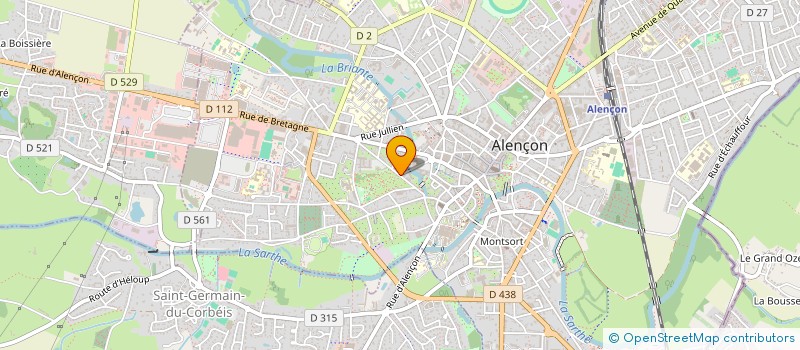 localisation de l'entreprise FINEXIA à ALENCON