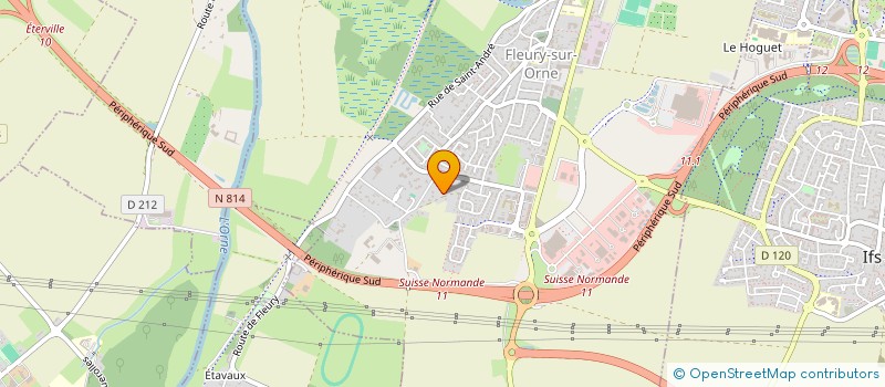 localisation de l'entreprise FINEXIM  FLEURY-SUR-ORNE