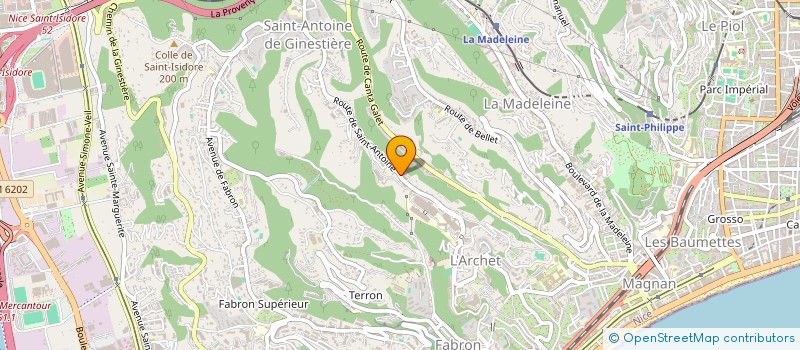 localisation de l'entreprise FINEXIS à NICE