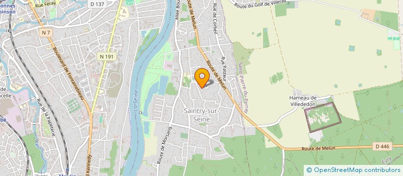 localisation de l'entreprise FINEXSOR  SAINTRY-SUR-SEINE