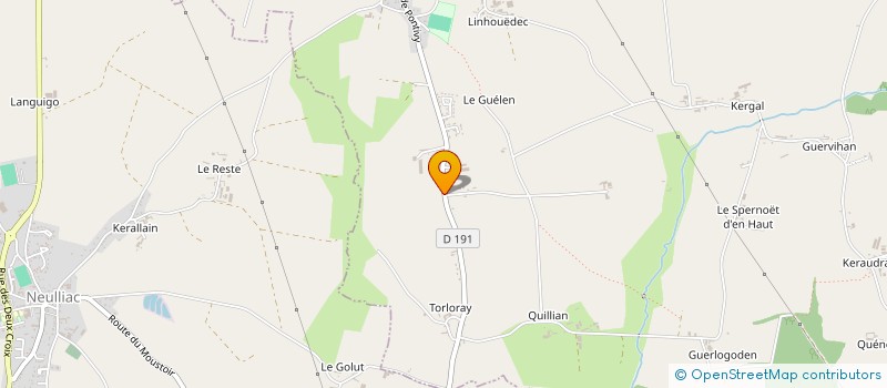 localisation de l'entreprise FINFORT  KERGRIST