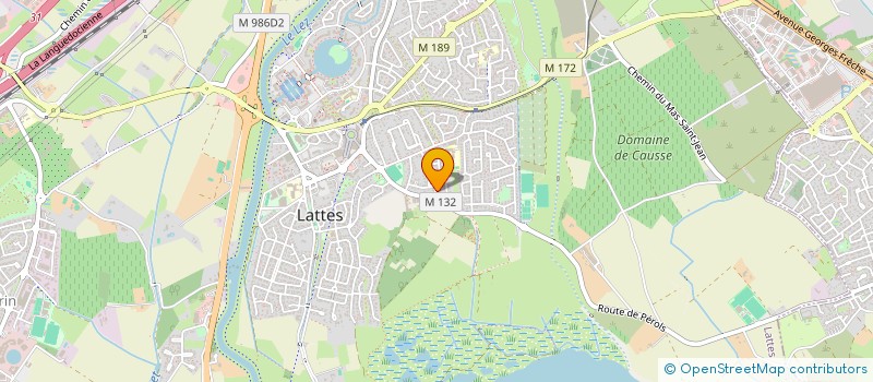 localisation de l'entreprise FINGALL à LATTES