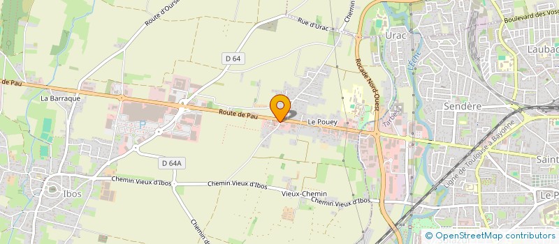 localisation de l'entreprise FINGER ROLL  IBOS