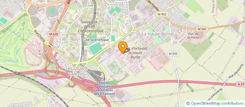 localisation de l'entreprise FINGERIMPACT à VILLENEUVE-D'ASCQ