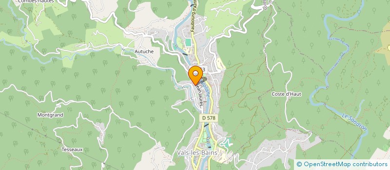 localisation de l'entreprise FINGERSTYLE RENDEZ-VOUS  VALS-LES-BAINS