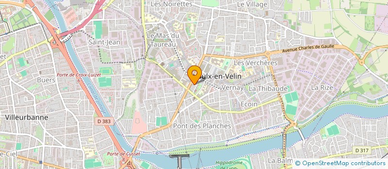 localisation de l'entreprise FINGO  VAULX-EN-VELIN