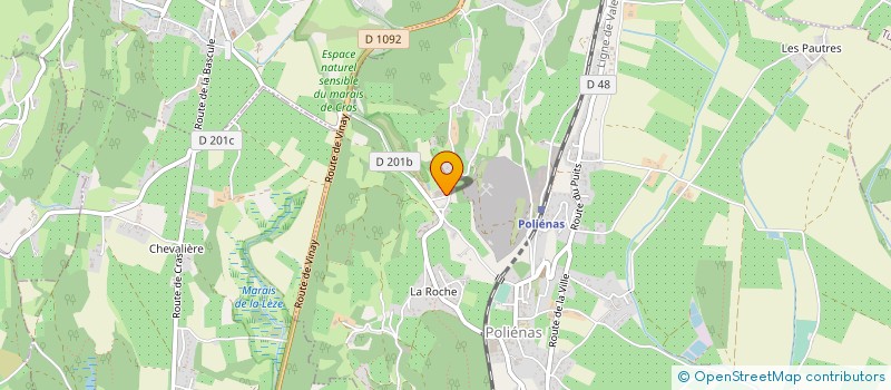 localisation de l'entreprise FINGOURMETS à POLIENAS