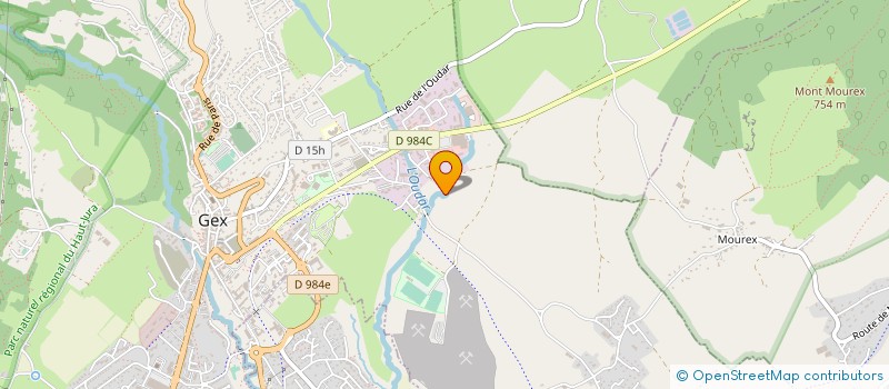 localisation de l'entreprise FINHERBEX  GEX