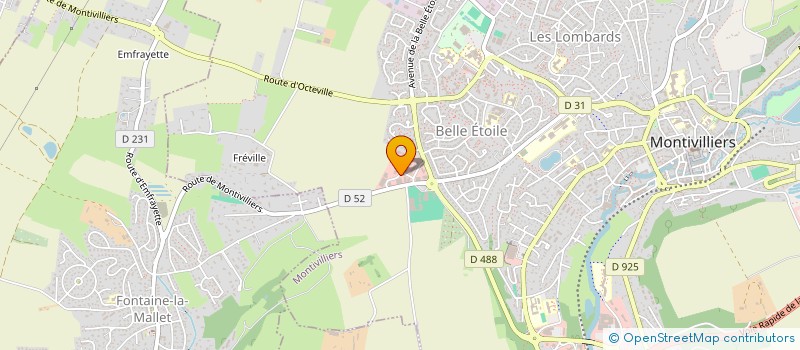 localisation de l'entreprise FINI  MONTIVILLIERS