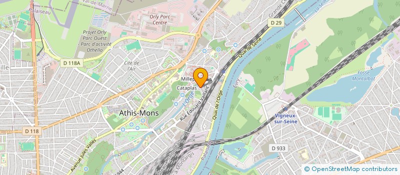 localisation de l'entreprise FINI BEKOU à ATHIS-MONS