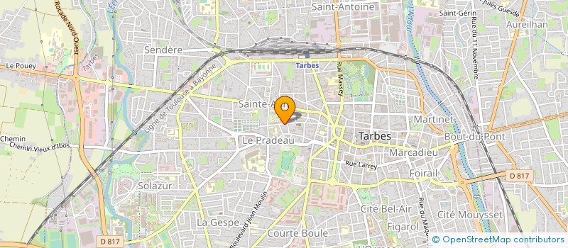 localisation de l'entreprise FINIBAT à TARBES