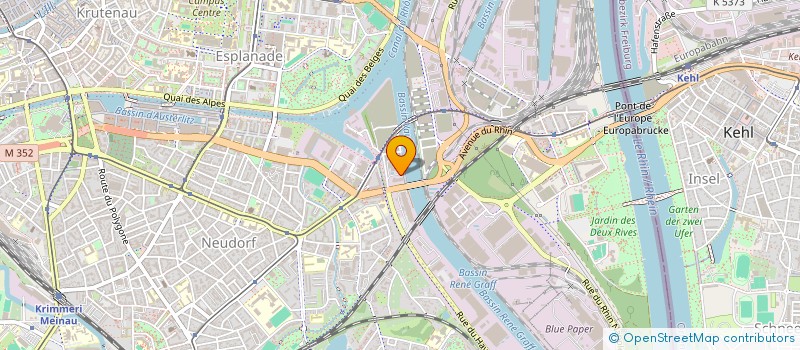 localisation de l'entreprise FINICO à STRASBOURG