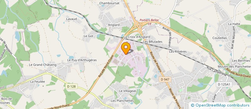 localisation de l'entreprise FINICO à COUZEIX