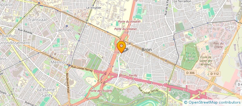 localisation de l'entreprise FINIFEX FRANCE  BRON