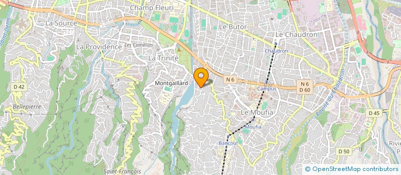 localisation de l'entreprise FINIMMO à SAINT-DENIS
