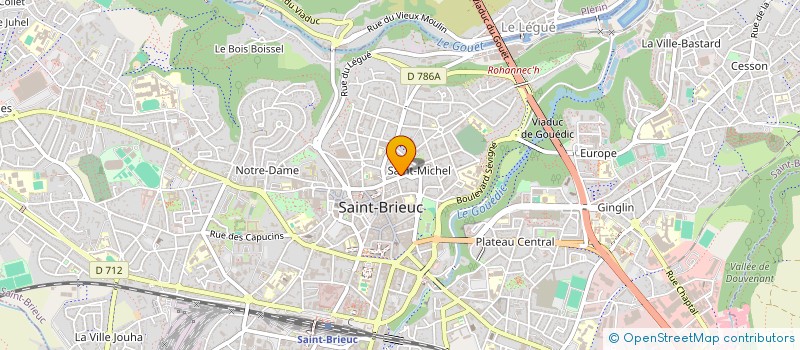 localisation de l'entreprise FINIMPACT à SAINT-BRIEUC