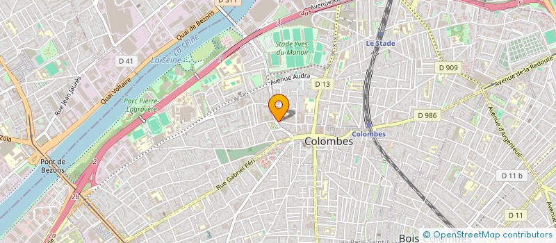 localisation de l'entreprise FININFO CONSEIL  COLOMBES