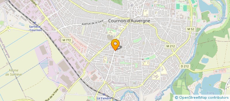 localisation de l'entreprise FININVEST BERTHON FB  COURNON-D'AUVERGNE