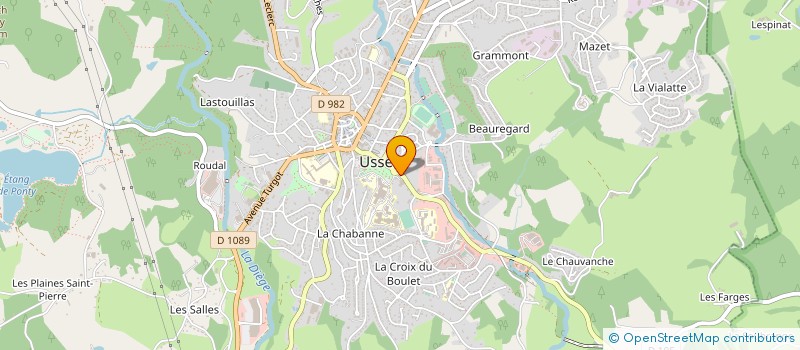 localisation de l'entreprise FINISSEZ D ENTRER à USSEL
