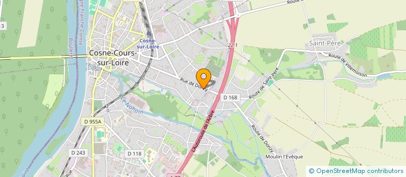 localisation de l'entreprise FINISSONS-EN à COSNE-COURS-SUR-LOIRE