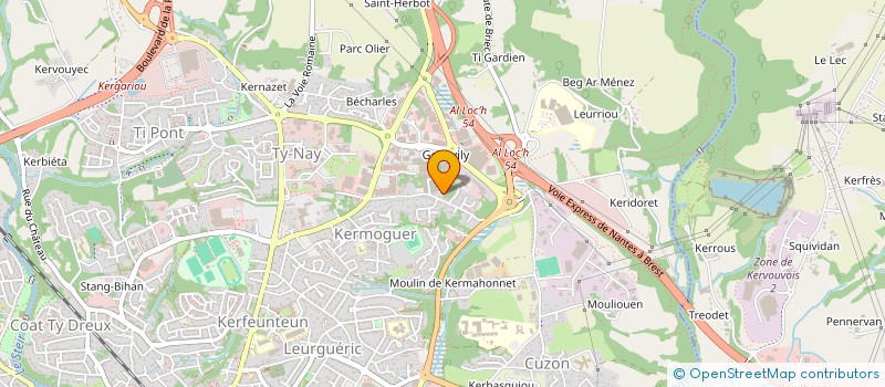 localisation de l'entreprise FINIST'IMMO à QUIMPER