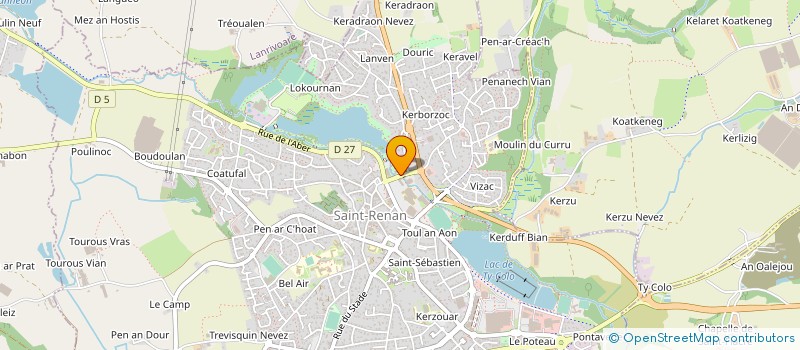 localisation de l'entreprise FINISTERE EXPERT IMMOBILIER à SAINT-RENAN