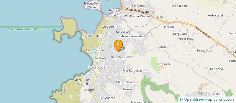 localisation de l'entreprise FINISTERE INFORMATION VIE AFFECTIVE ET SEXUELLE  PORSPODER