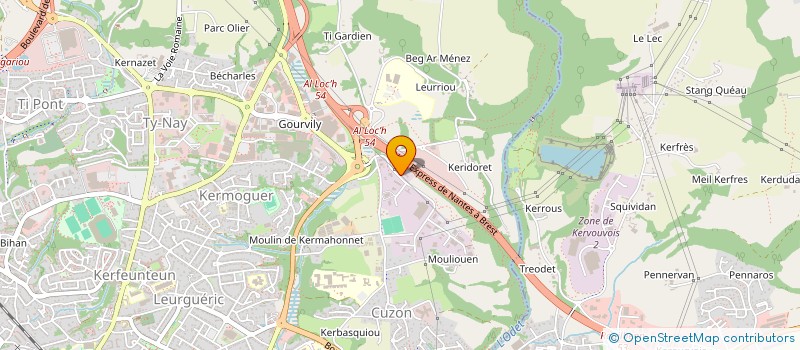 localisation de l'entreprise FINISTERE REMPLACEMENT à QUIMPER