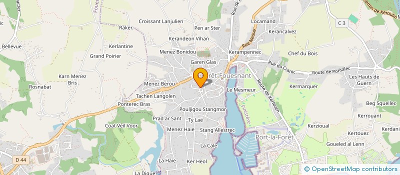 localisation de l'entreprise FINISTR  LA FORET-FOUESNANT