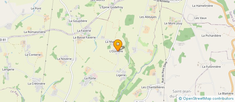 localisation de l'entreprise FINITION CONCEPT à LA CHAISE-BAUDOUIN
