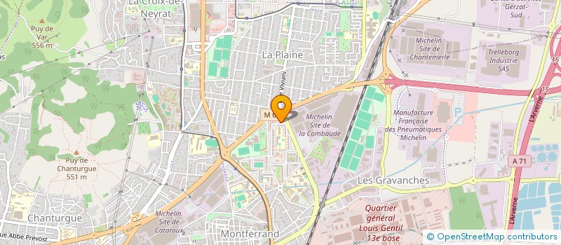 localisation de l'entreprise FINITION PLATRERIE PEINTURE ISOLATION à AUBIERE