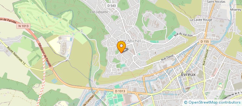 localisation de l'entreprise FINITIONS 27  EVREUX