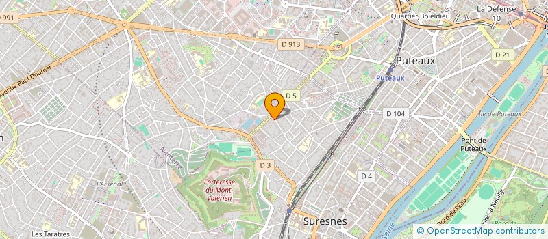 localisation de l'entreprise FINITIONS à SURESNES
